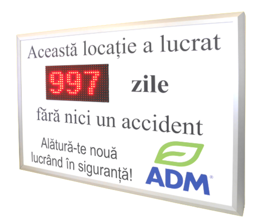 zile-fara-accident-numarator-led-70x100cm-p10led.ro-panou-informativ-zile-ultimul-accident-personalizabil