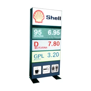 totem-benzinarie-reclame-led-carburant-panou-led-benzina-motorina-iluminat-led-exterior-schimbare-preturi-complet programabil-reclame-produse