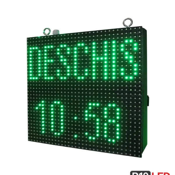 afisaj cruce farmacie led verde cu programare wifi