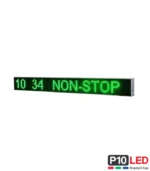 Panou LED programabil cu profil ingust, ideal pentru spatii cu inaltime redusa, vizibil zi si noapte