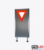 indicator led cedeaza trecerea 100x50 semnalizare rutiera led