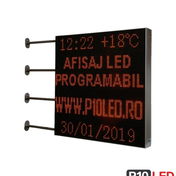 Panou LED publicitar RGB programabil pentru reclame luminoase si mesaje promotionale