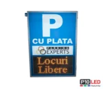 Panou LED digital parcare – afisaj electronic care indica locuri libere sau ocupate in timp real