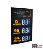 panou pret combustibil benzinarie cu afisaj led