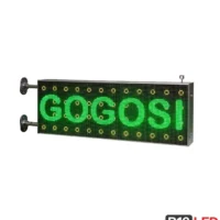 reclama led vitrina patiserie 32x96 front