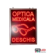semn optica led deschis rosu vizibil 1-100 m