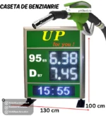 Afisaj LED benzinarie pentru preturi carburant benzina motorina GPL