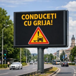 ecrane led stradale primarie pentru informare pe drumuri publice