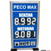 panou pret benzina motorina led pentru benzinarie