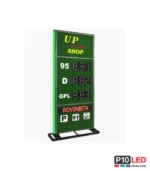 totem preturi benzinarie led pentru benzina motorina si gpl vedere frontala