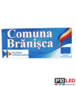 ecran informativ primarie p3 112x256 cm vedere frontala