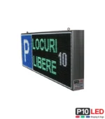 afisaj led locuri libere parcare vedere perspectiva stanga