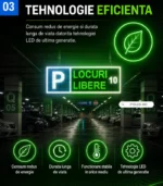 indicator led parcare cu consum redus si functionare stabila